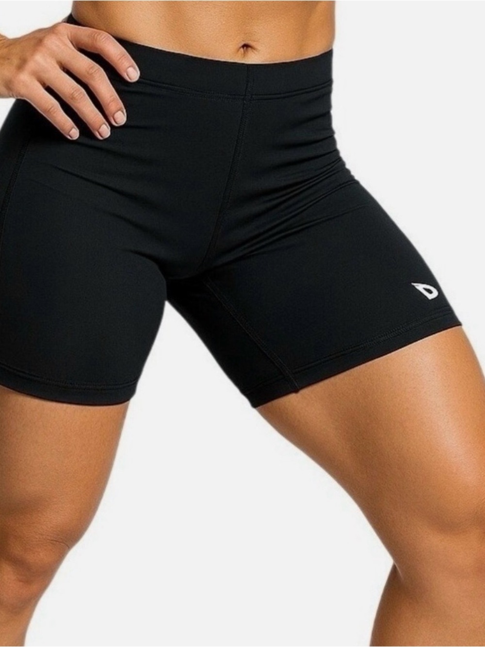 Baleaf Black High Waisted Athletic Workout Shorts‎ with Pockets UPF 50+ 2XL NEW